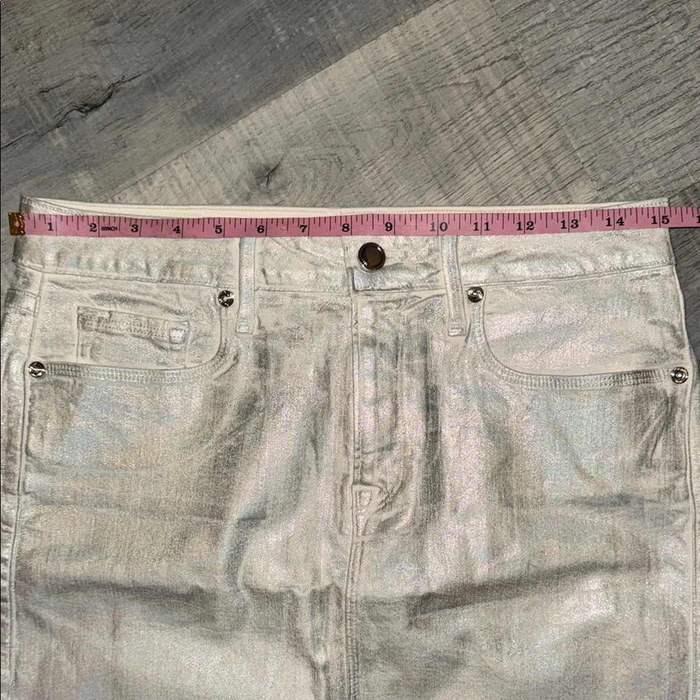 Good American Metallic Mini Skirt - Picture 7 of 9